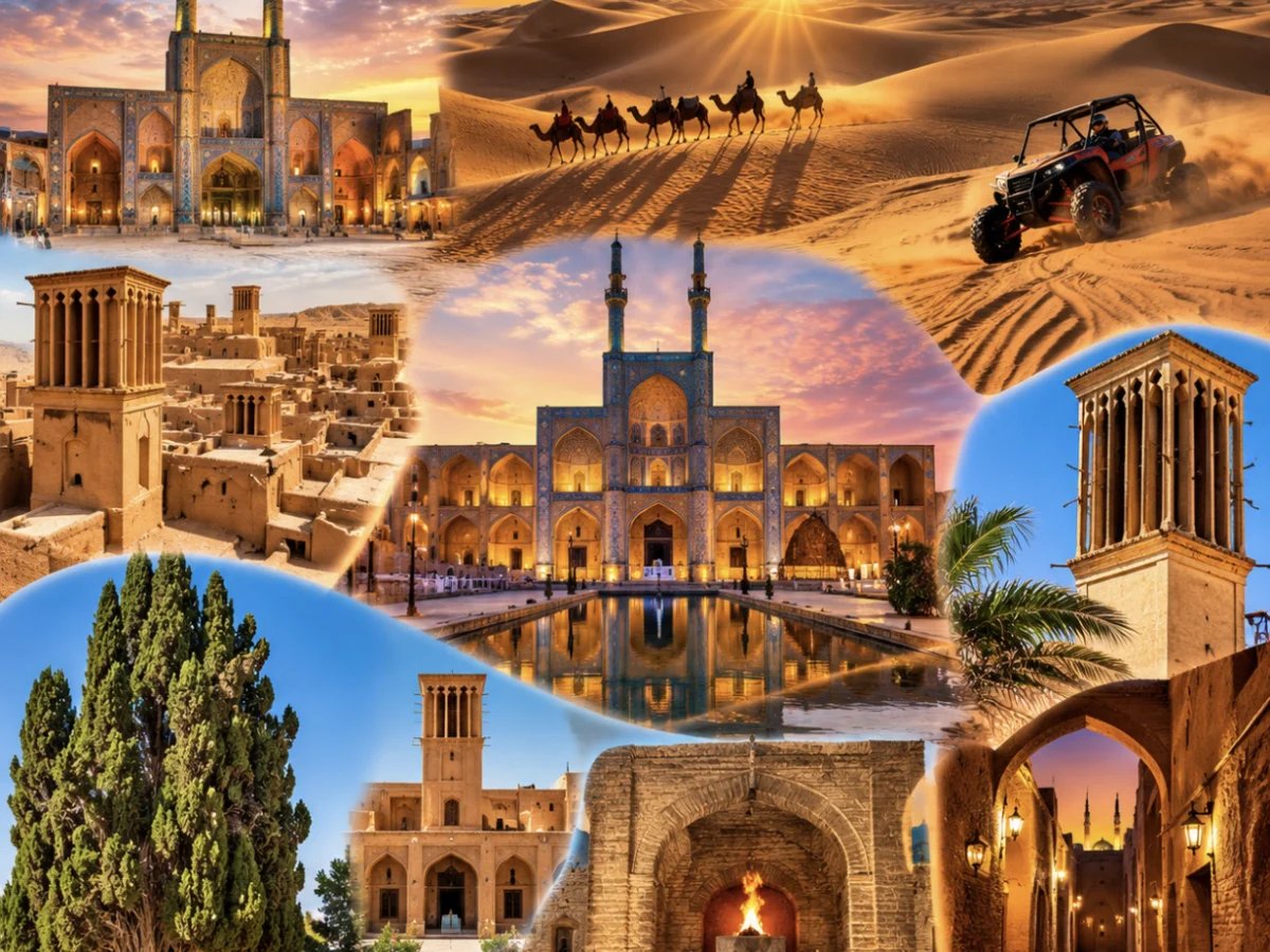تور ترکیبی یزد تاریخی وکویر